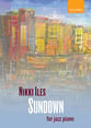 Sundown piano sheet music cover